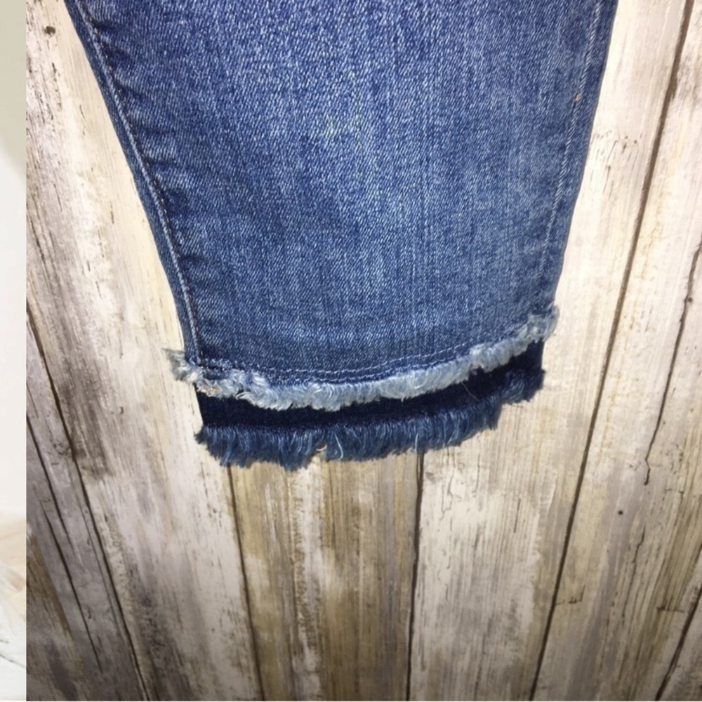 Loft Curvy Skinny Double Hem Jeans - Picture 3 of 8